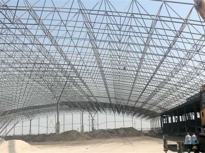 陕西钢厂料仓网架工程